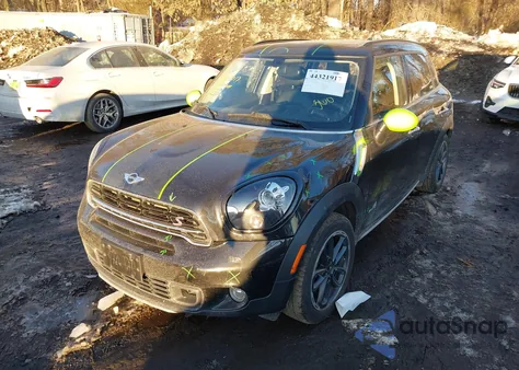 2016 Mini Countryman Cooper S z USA, uszkodzony, nr VIN WMWZC5C58GWU00282